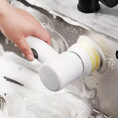 Escova de Limpeza Elétrica com  Rotação sem Fio